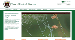 Desktop Screenshot of pittsfordvermont.com