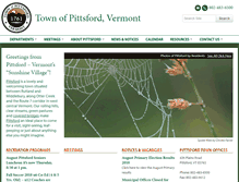 Tablet Screenshot of pittsfordvermont.com